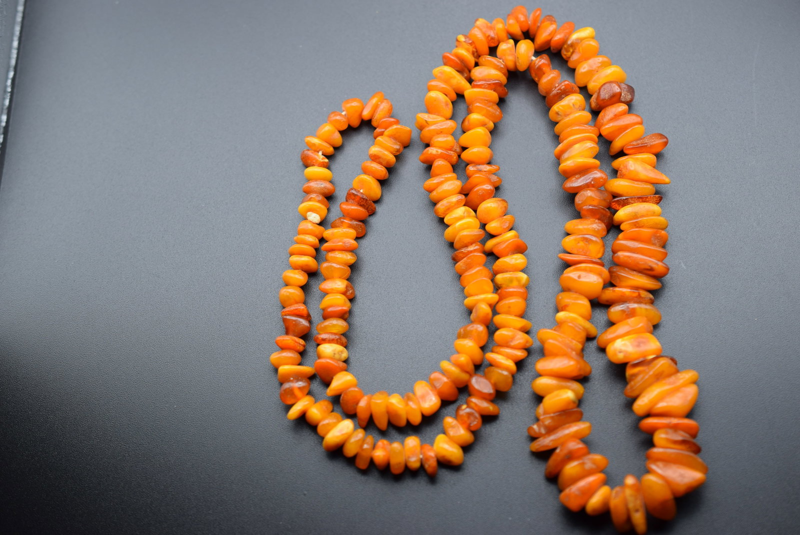 Geuine Polished Raw Amber Necklace Lot#CF 421 (1 of 8)