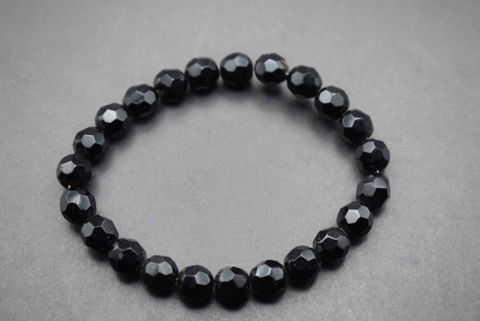 Black Crystal Bracelet vintage Lot 451 (1 of 2)