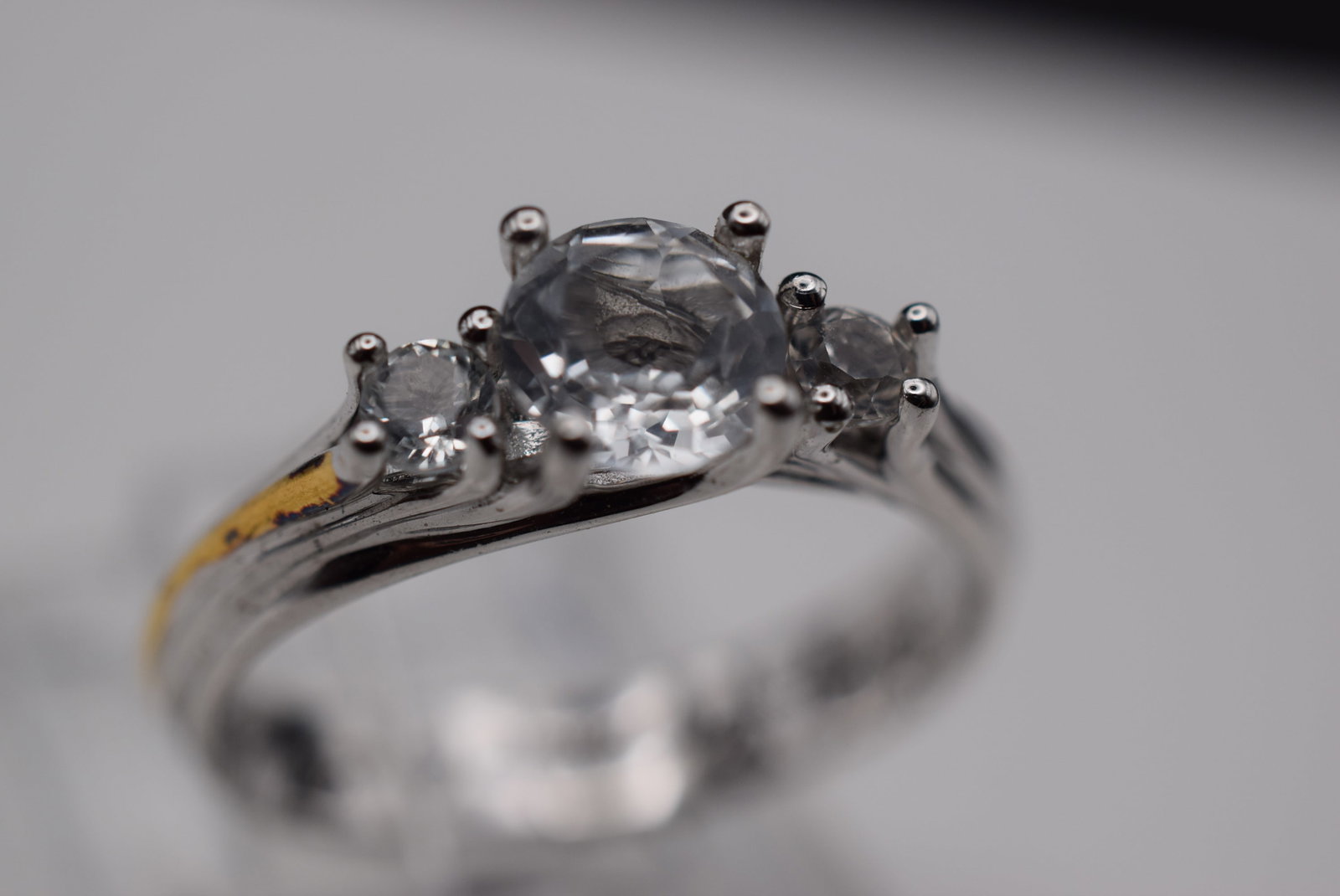 Sterling Today Tomorrow Always Ring Size 8.5 Lot Fi 529 (1 of 3)