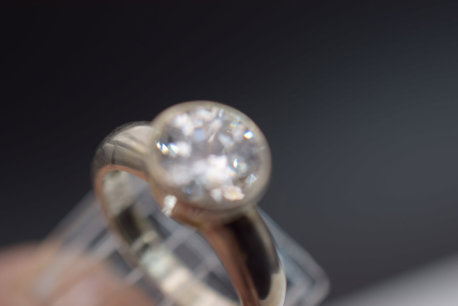 Wow Solitaire CZ Sterling Silver 925 Ring Size 5.75 Lot Fi 554 (1 of 4)