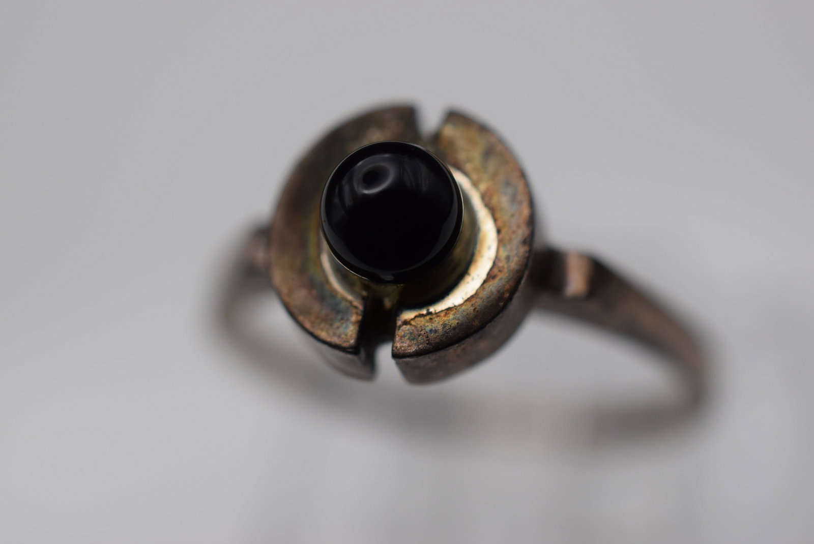 Sterling Silver 925 Onyx Ring Size 5 Lot Fi 617: Sterling Silver 925 Onyx Ring Size 5