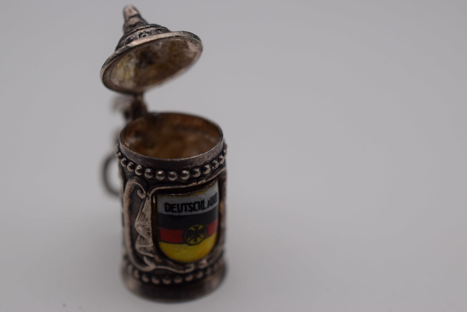 Germany Sterling Charm Beer Stein Enamel Vintage Lot Fi 781 (1 of 4)