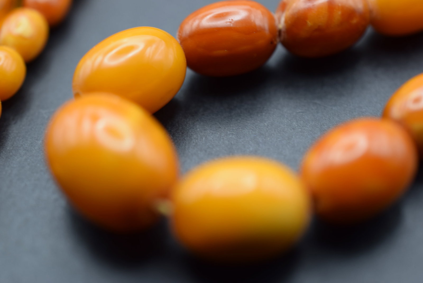 Baltic Amber Butterscotch Egg Yolk Necklace Vintage Lot 922 (1 of 10)