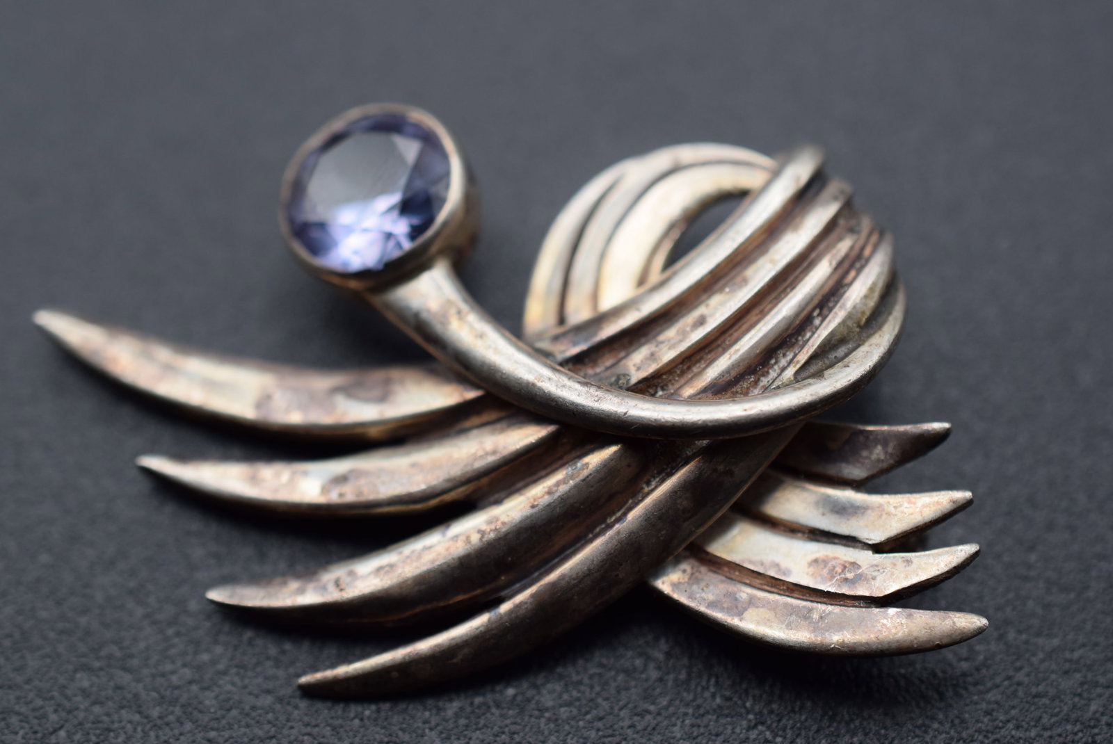 Melendez Castillo Margot Brooch Pin Sterling signed Lot 1063 (1 of 3)