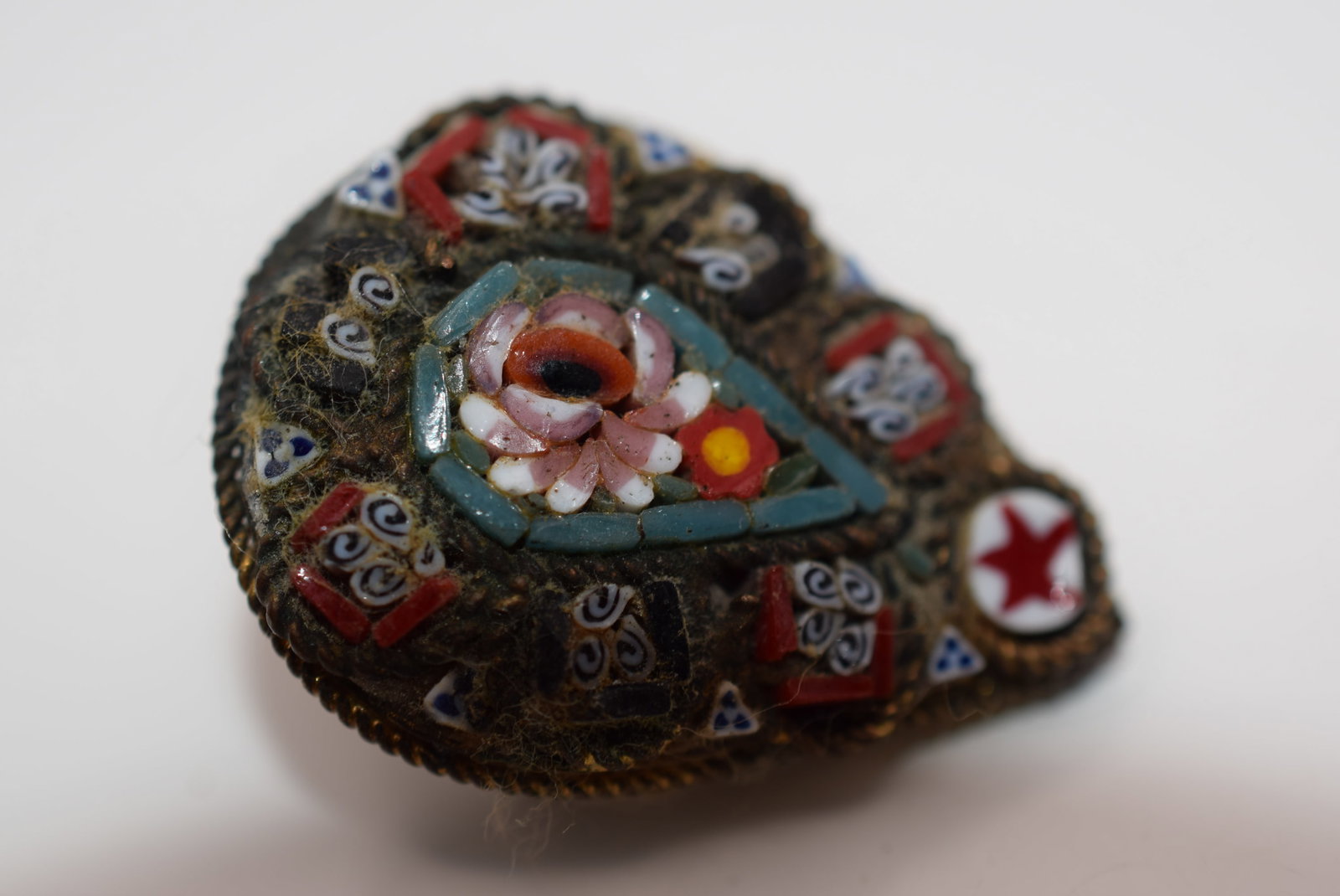 Micro Mosaic Pendant Old Lot Fi 1179 (1 of 2)