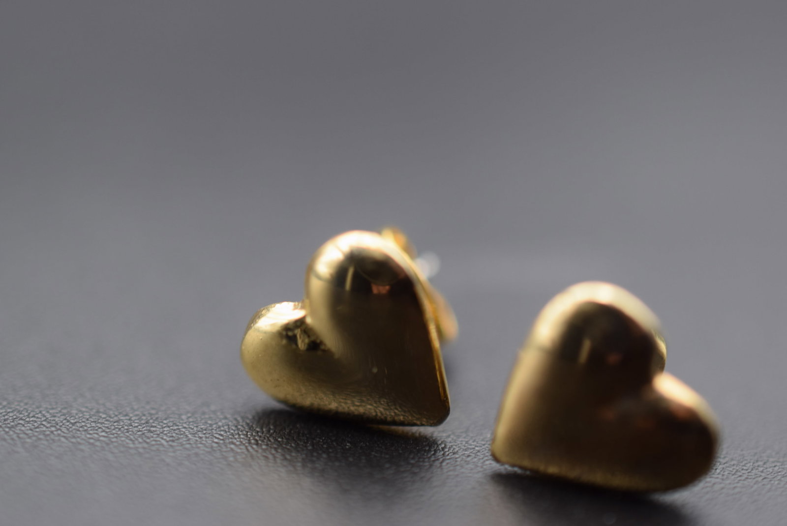 Heart Pierced Earrings Lot GJ 283: Heart Pierced Earrings