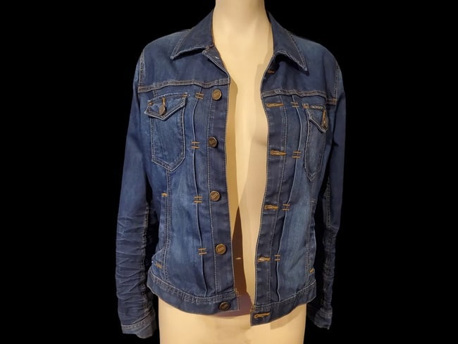 William Rast Justin Timberlake USA Made Jean Jacket Super Stretch Feel it Size Medium Lot 5: William Rast Jean Jacket Super Stretch Feel it Size Medium Made in USA