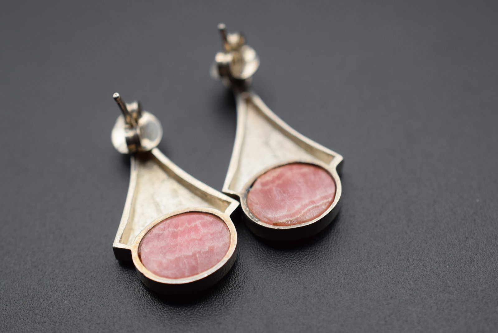 Vintage Earrings Quartz Sterling Lot HK 178: Vintage Earrings