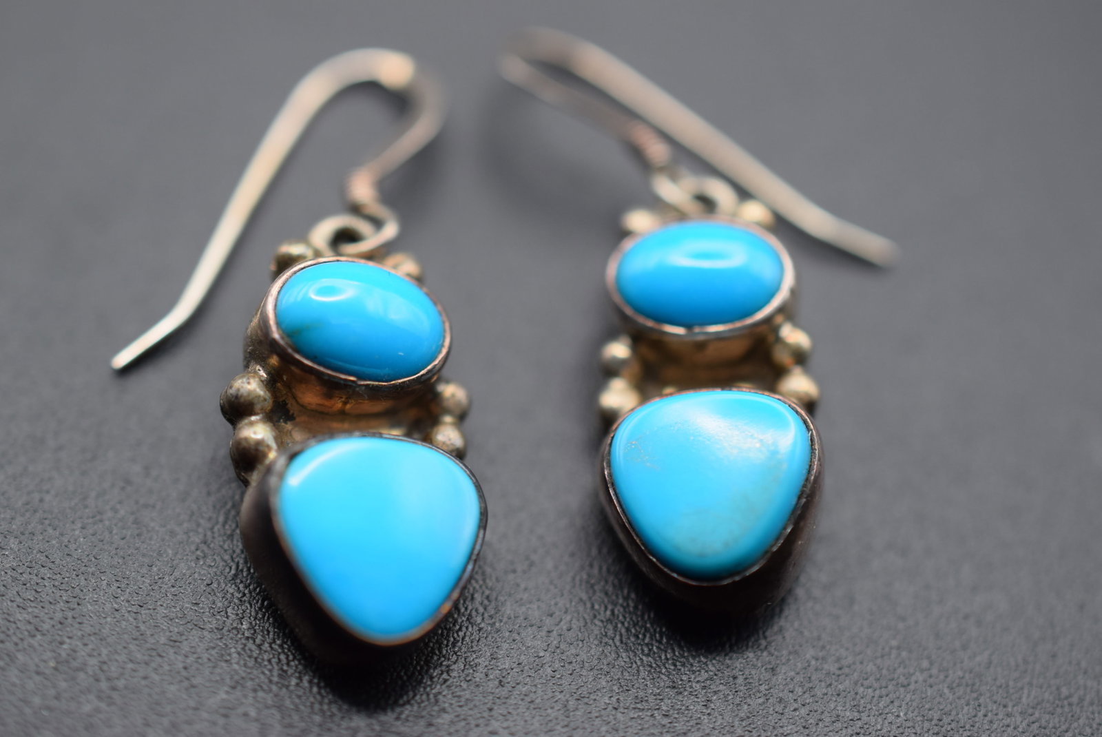 Vintage Earrings Sterling Pierced Lot HK 179: Vintage Earrings Sterling Pierced
