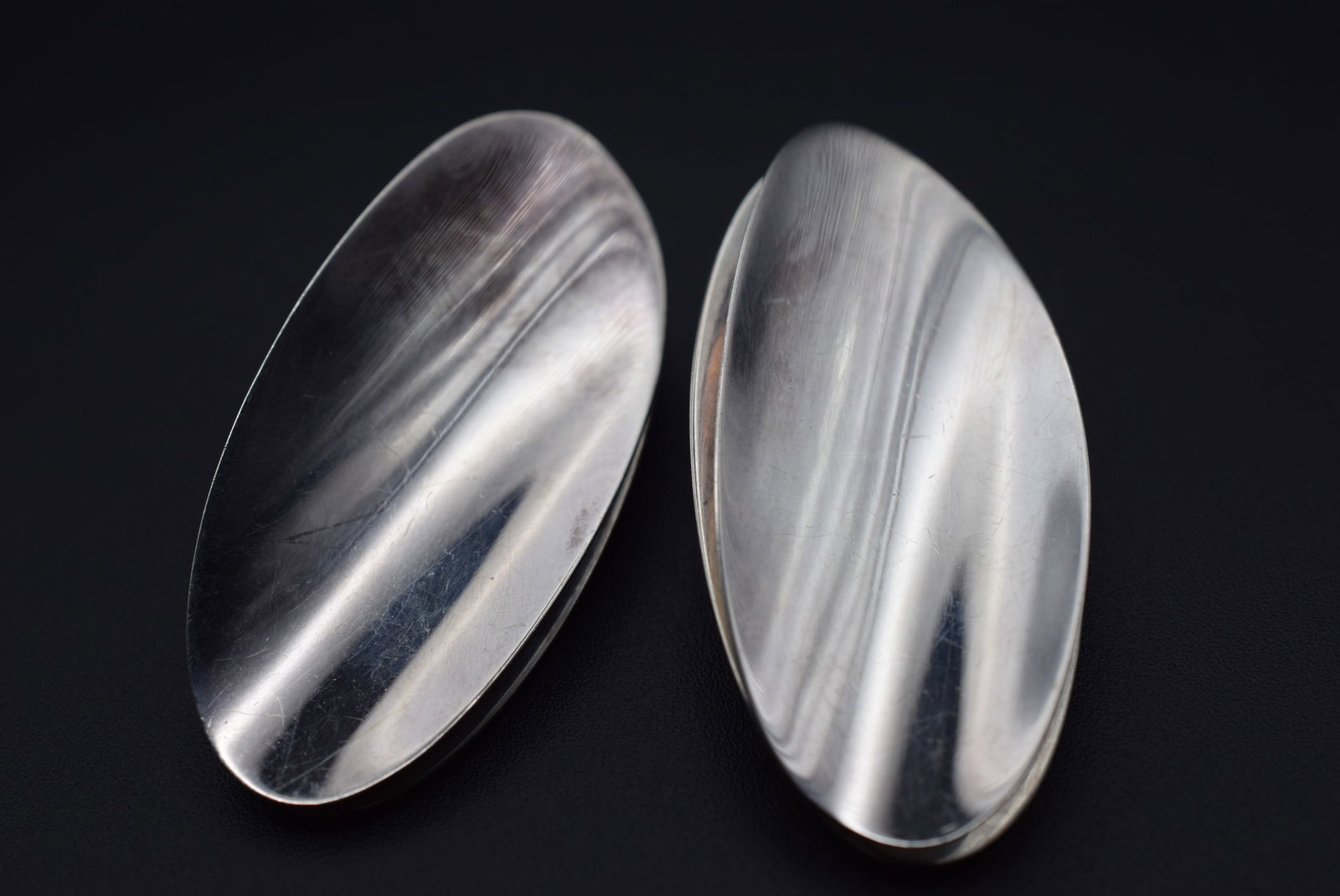 Sterling Pierced Vintage Earrings 18 grams signed BB 925 Lot HK 228 (1 of 4)
