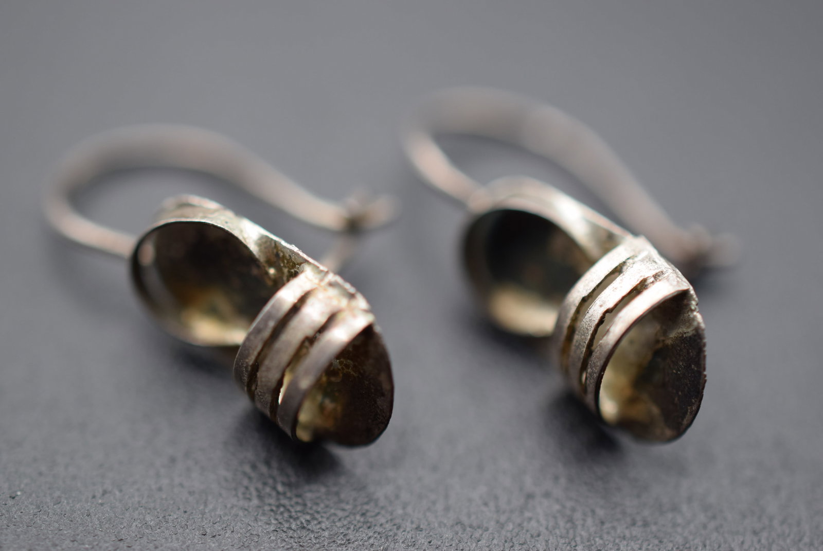 Shoes Sterling Pierced Vintage Earrings Lot HK 240: Shoes Sterling Pierced Vintage Earrings