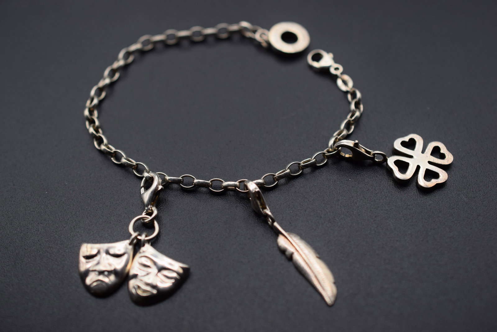 Thomas Sabo Sterling Charm Bracelet Wow Bracelet Vintage Lot HK 295 (1 of 3)