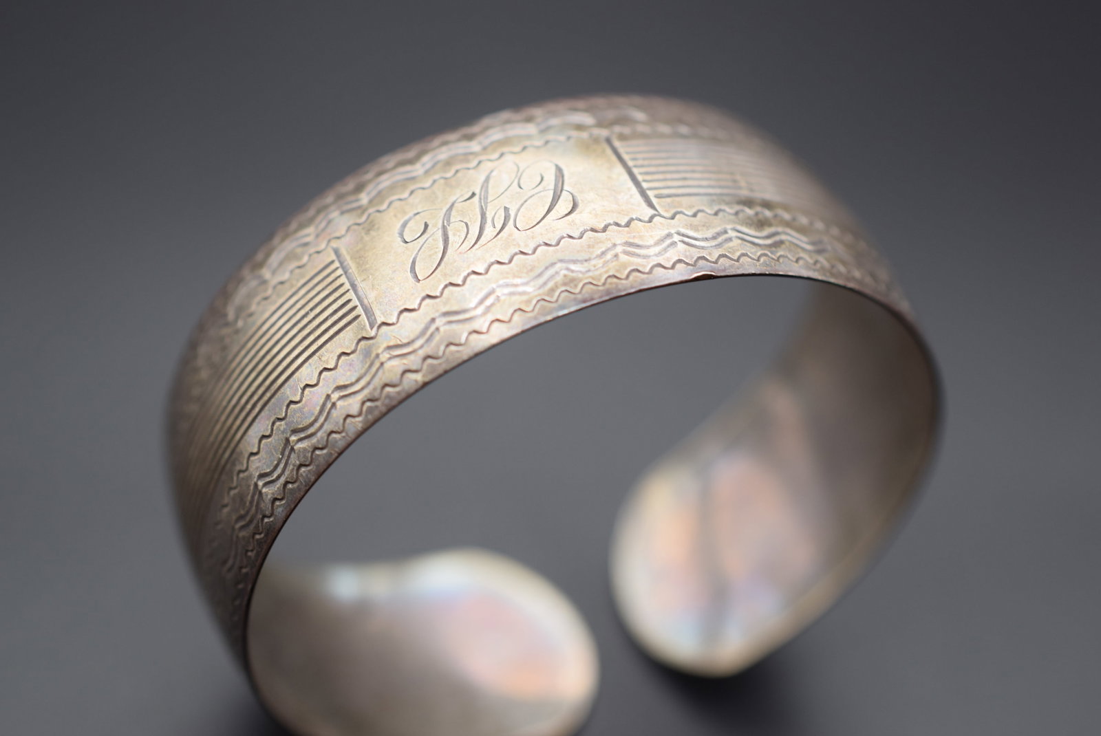 Edwardian Sterling Silver 925 Bracelet Vintage weighs 13.76 grams Lot HK 340 (1 of 3)