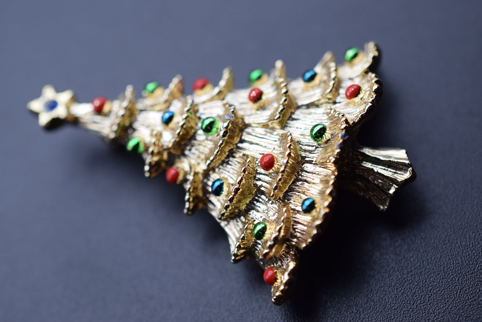 Gerrys Christmas Tree Brooch Pin Enamel Vintage Signed Lot EH 388 (1 of 2)