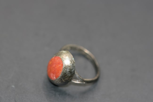 Taxco Signed SC Sterling Silver 925 Eagle 3 Vintage Modernist Ring Size 6.5 Lot#487: Taxco Signed SC Sterling Silver 925 Eagle 3 Vintage Modernist Ring Size 6.5