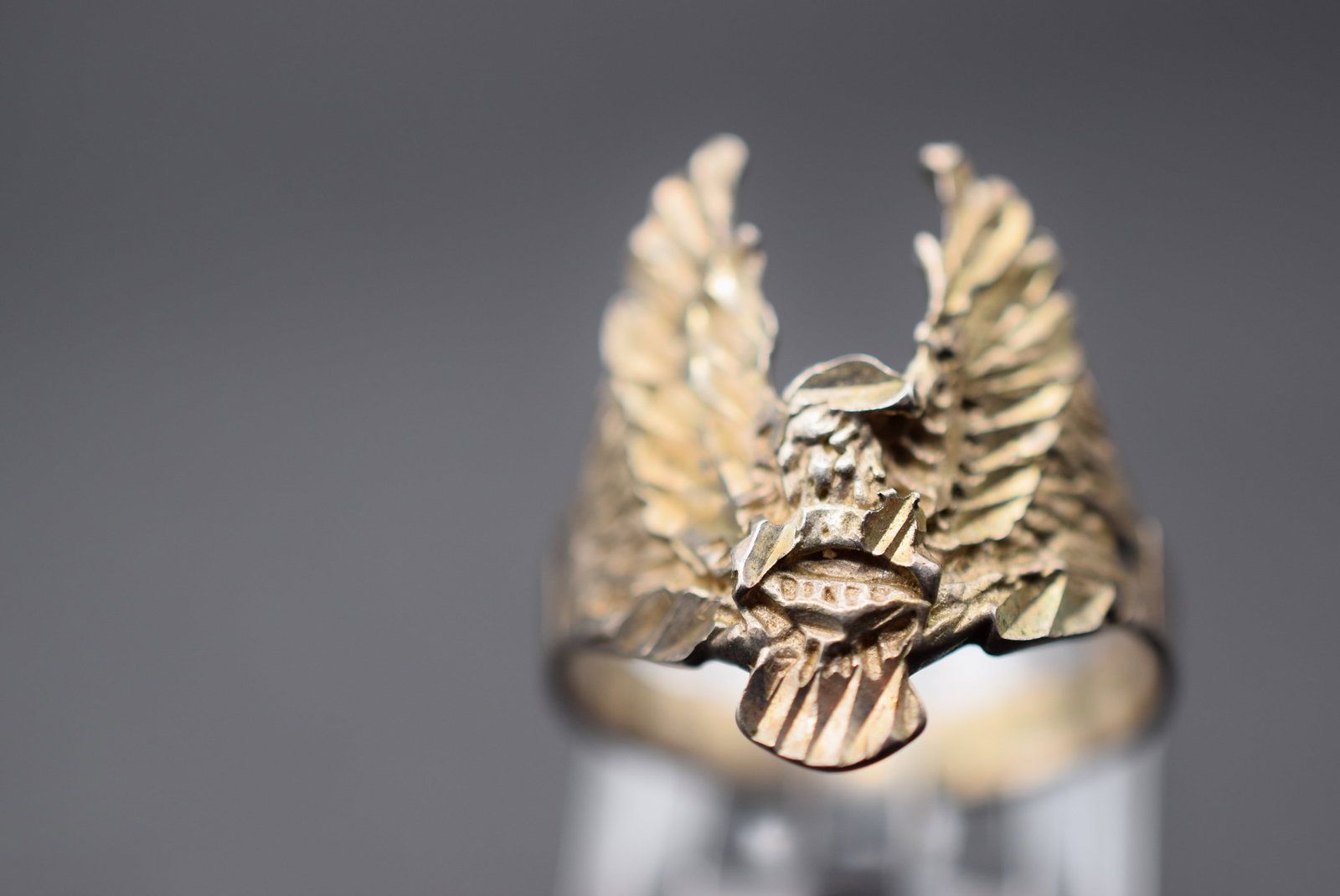 Eagle Ring Vintage Sterling Size 11 Lot HK 539: Eagle Ring Vintage Sterling Size 11