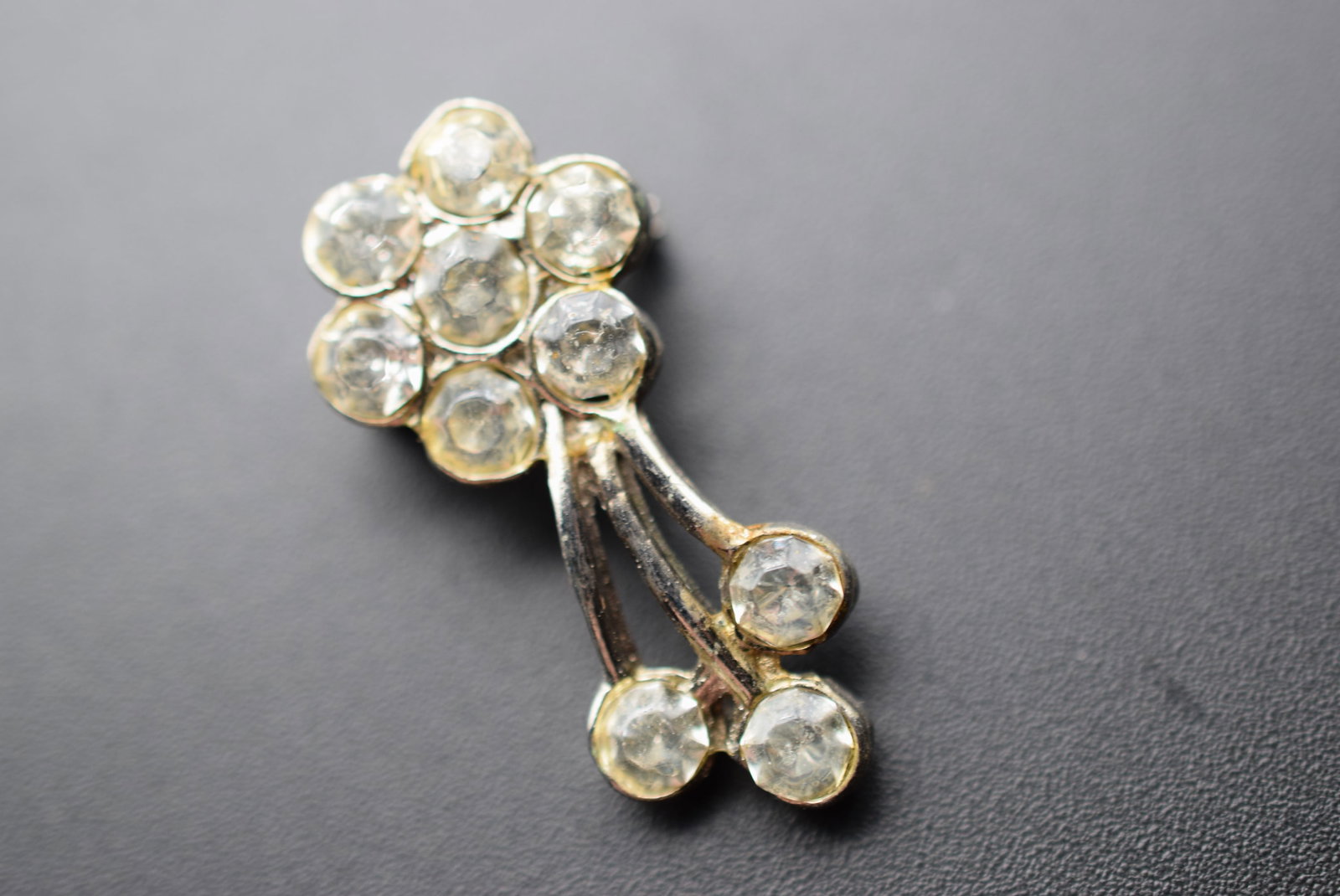 Scatter Pin Mini Brooch Pin Tiny Rhinestone Vintage 1940's Lot EH 600 (1 of 2)