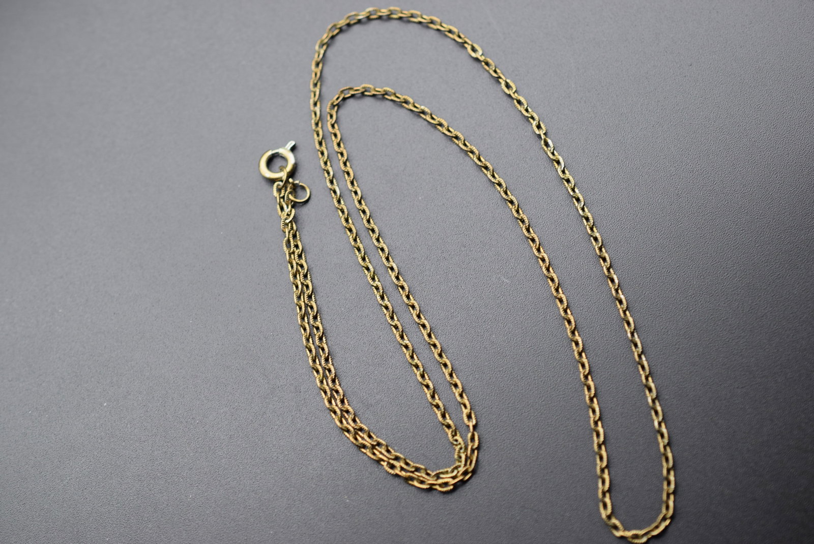 Old Link Chain Vintage 24" Detailed Flat Links Lot EH 645: Old Link Chain Vintage 24" Detailed Flat Links