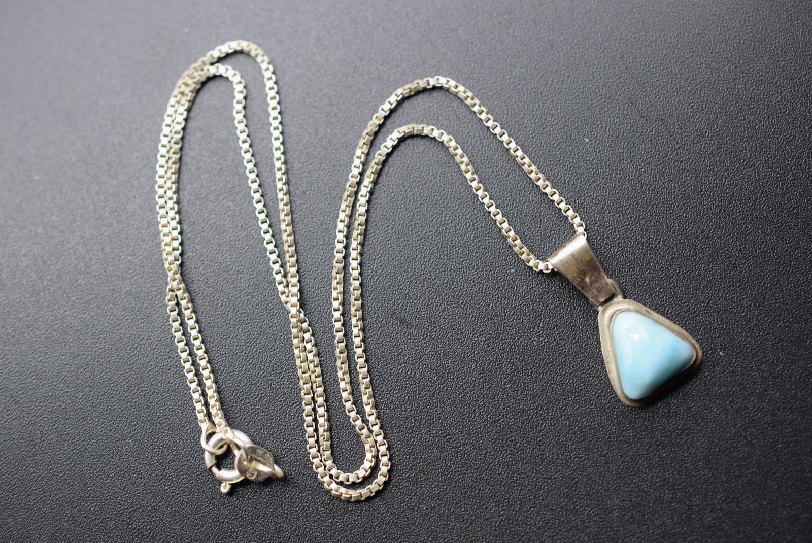Larimar Sterling Necklace Vintage Lot HK 696 (1 of 2)