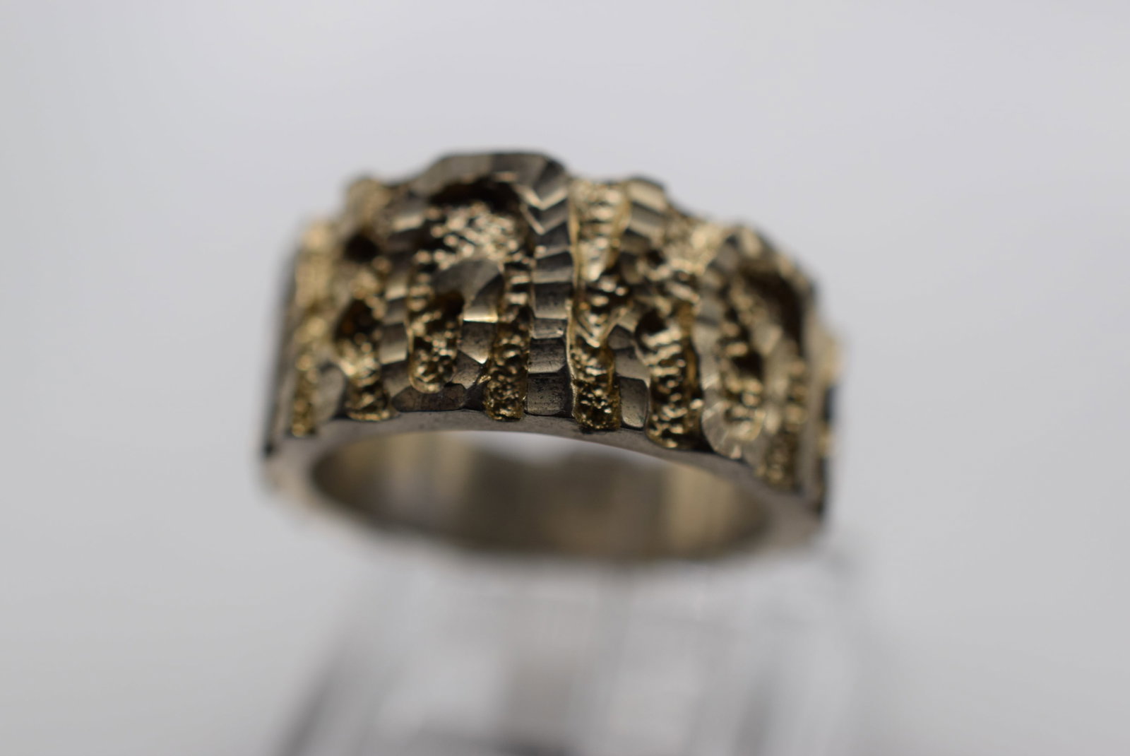 Chunky 1970's Ring Vintage Lot HK 790: Chunky 1970's Ring Vintage