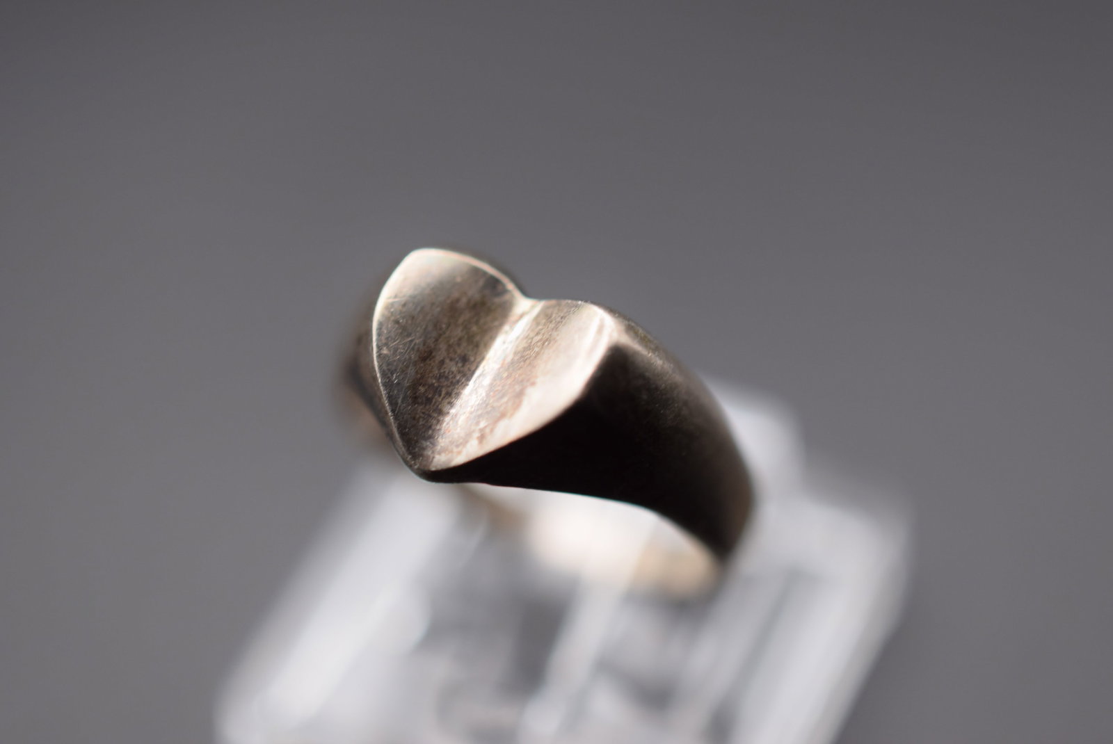 Heart Sterling Silver 925 Vintage Ring Size 4.75 Lot EH 804 (1 of 2)