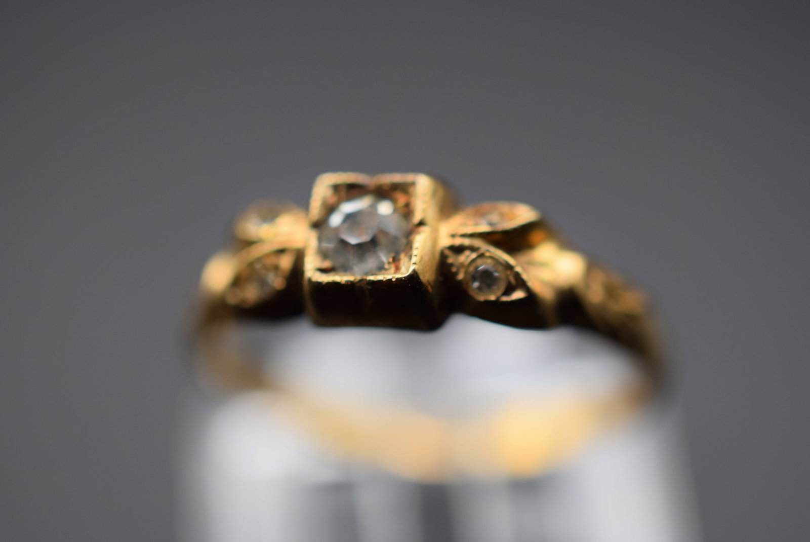 10K Gold Filled Vintage Old Ring Size 7.75 Lot EH 1168 (1 of 3)