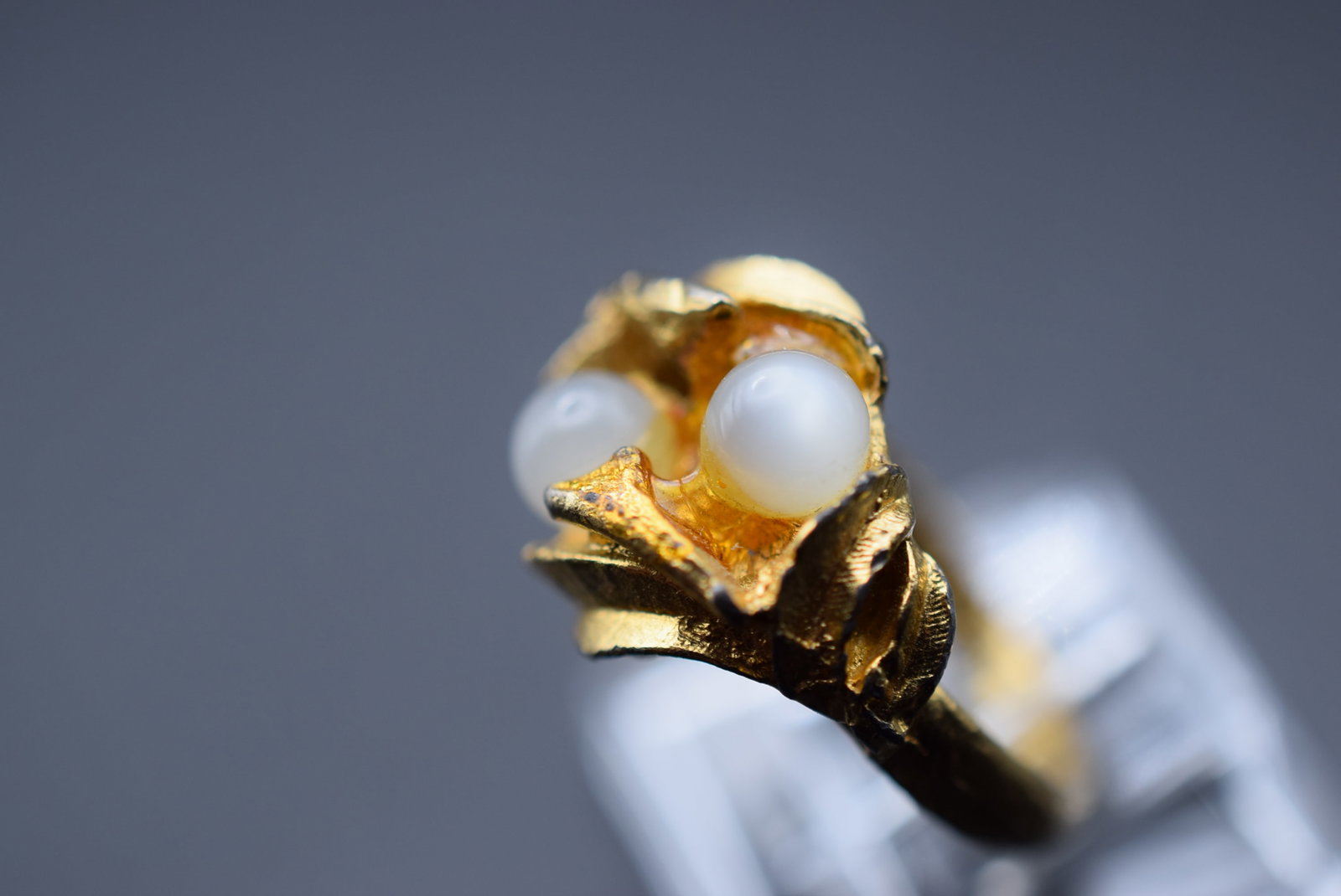 Cats Eye 1970's Vintage Ring Size 6.5 Lot EH 1179: Cats Eye 1970's Vintage Ring Size 6.5 top measures 5/8" wide