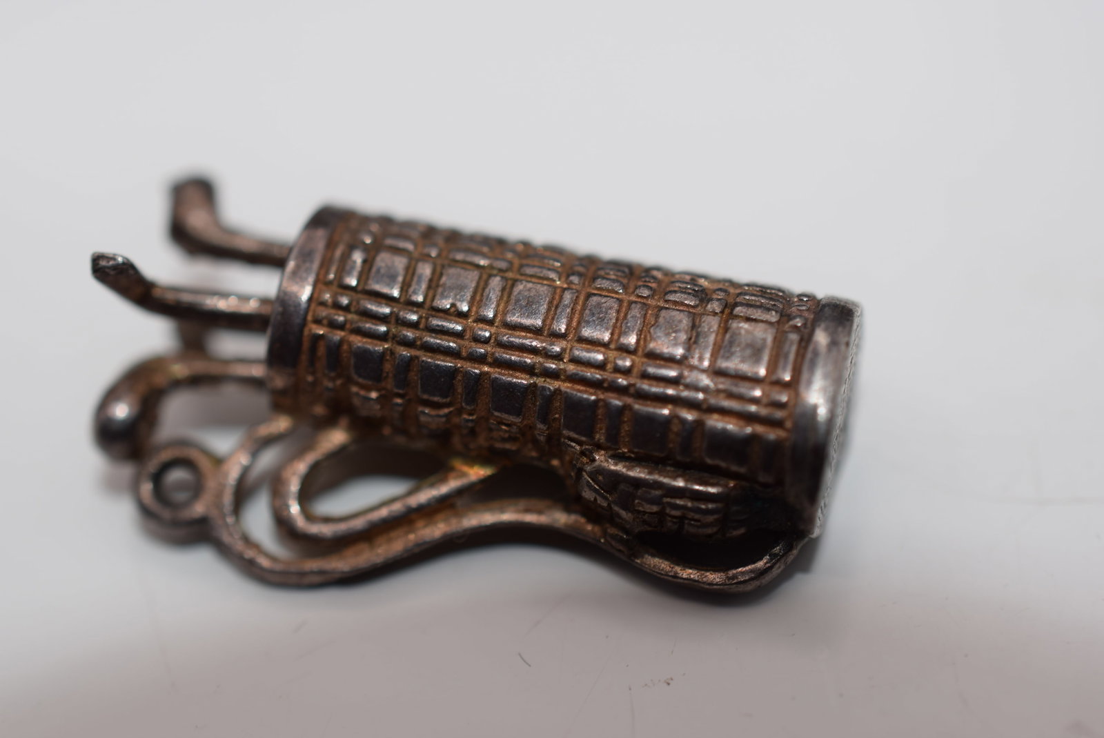 Sterling Charm Pendant Golf Clubs in a Bag Lot Fi 218 (1 of 2)