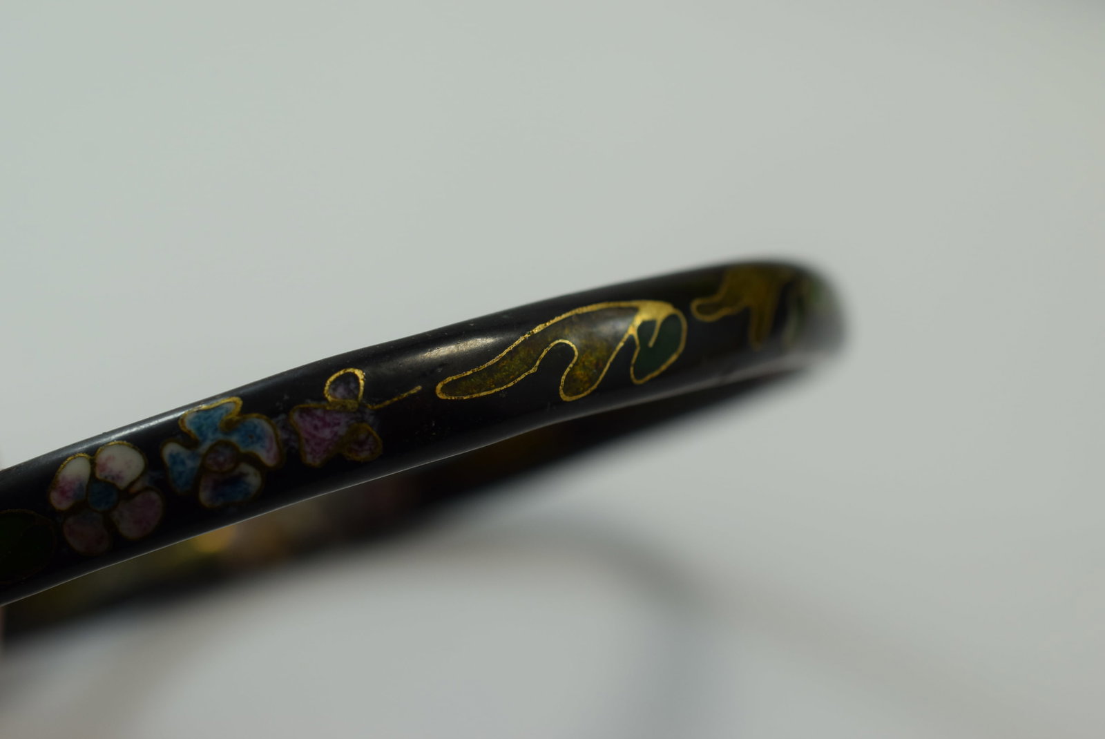 Black Cloisonne Bracelet Bangle Lot IL 246 (1 of 3)