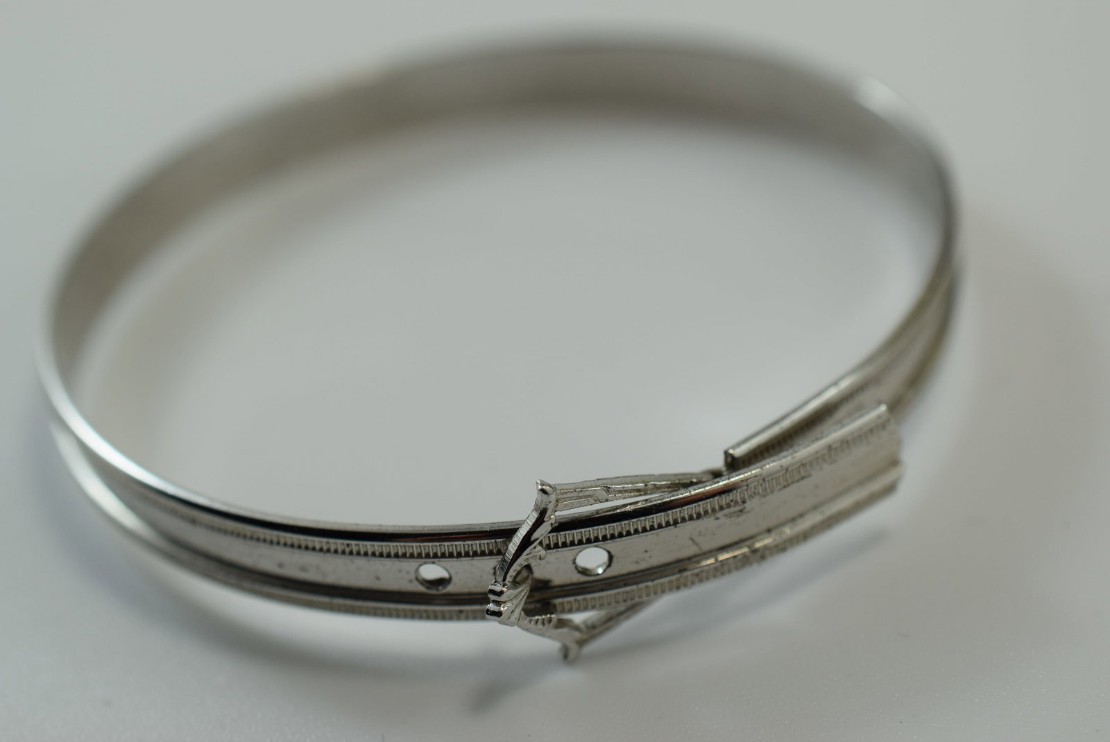 Forstner Sterling Silver Belt Bracelet Vintage Lot IL 258: Forstner Sterling Silver Belt Bracelet Vintage Signed