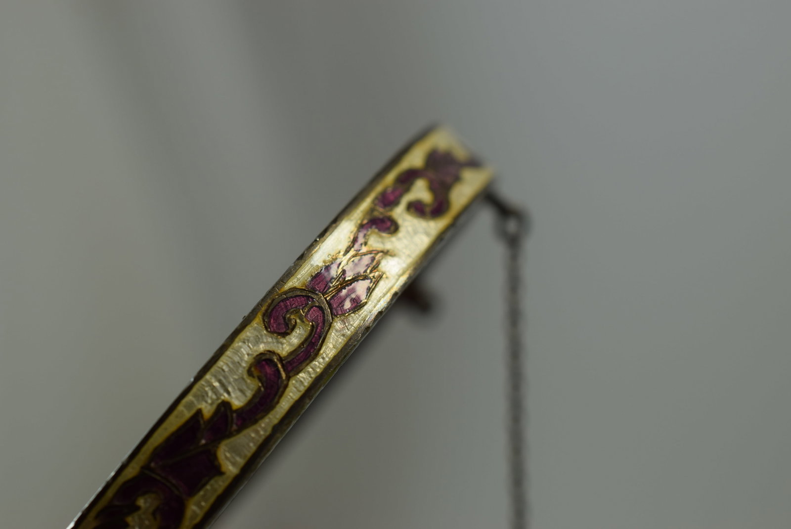 Sterling Enamel 15 Gram Hinged Vintage Bracelet Lot IL 285 (1 of 6)
