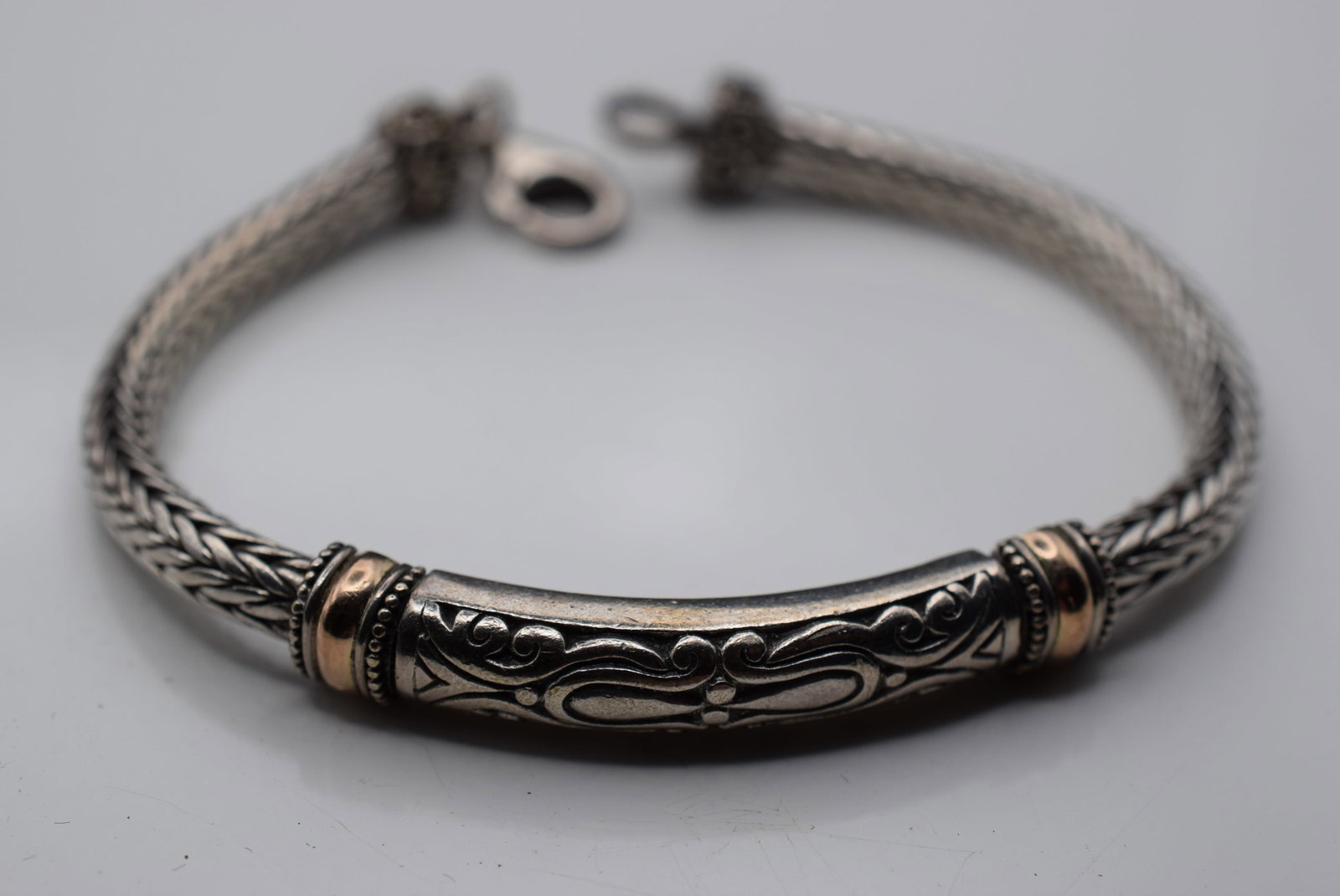 Braided Sterling Bracelet Lot Fi 312 (1 of 2)