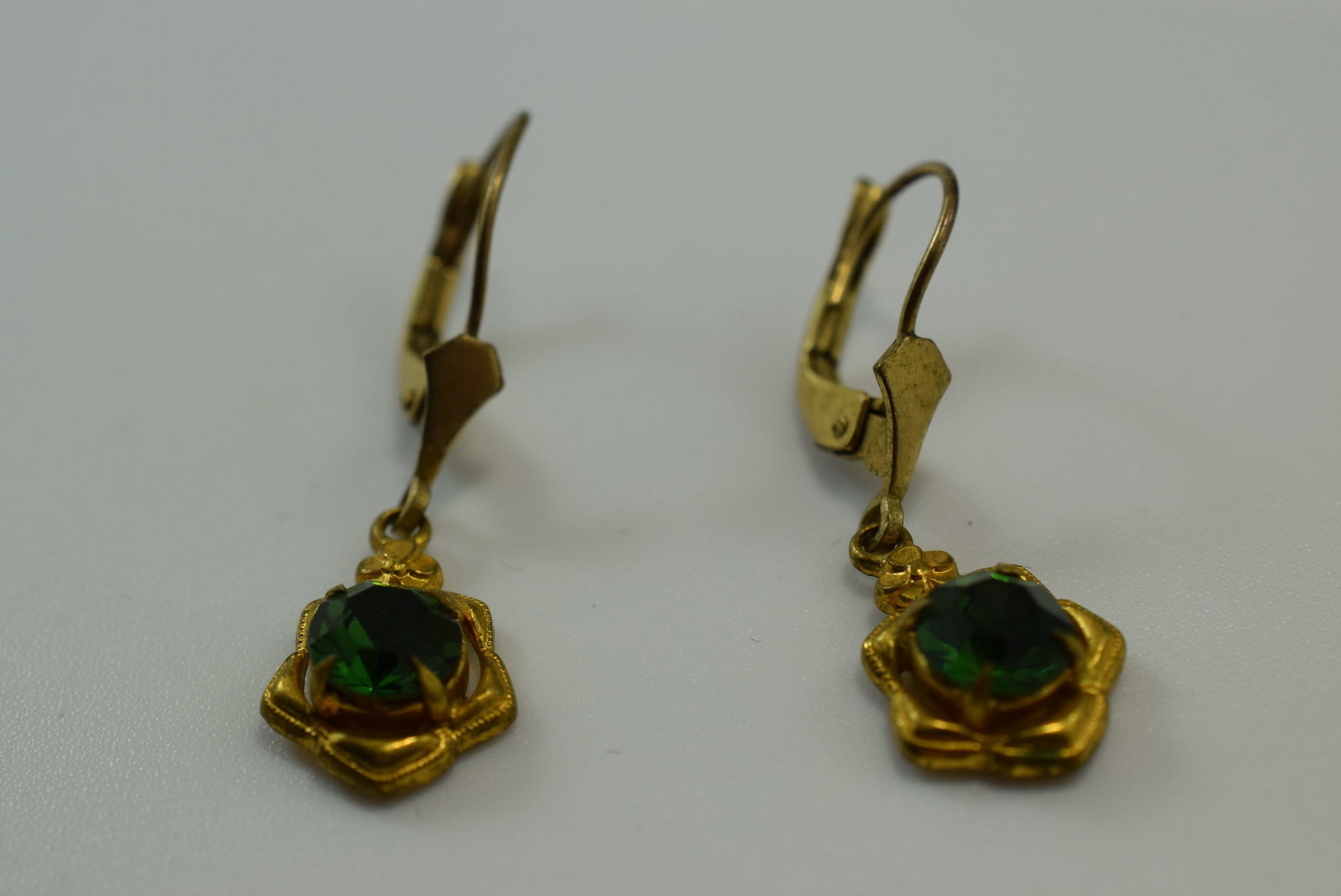 Rhinestone Pierced Drop Earrings Lot IL 333: Rhinestone Pierced Drop Earrings