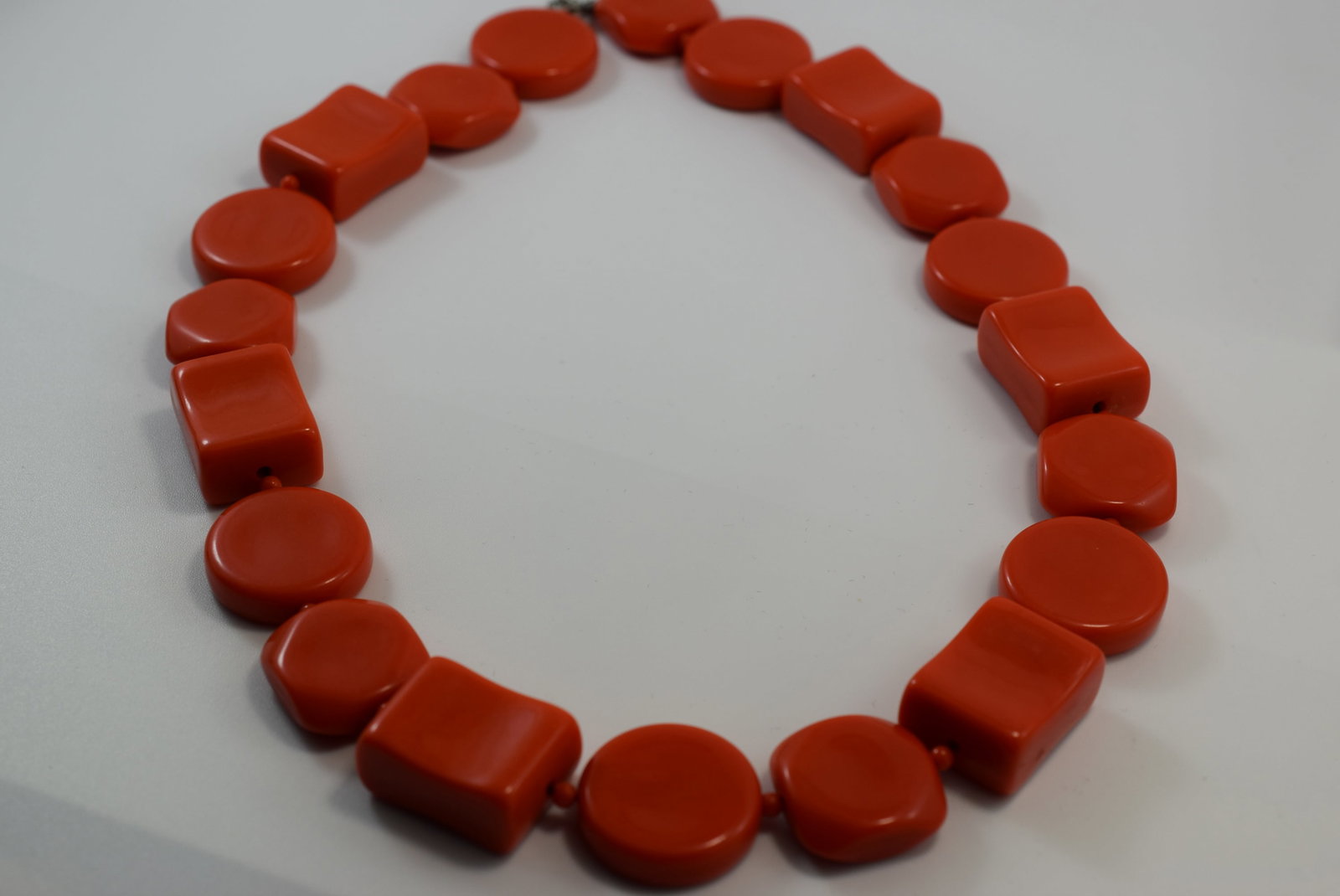 1960's Greatest Squares and Dots 19" Necklace Lot IL 432 (1 of 2)