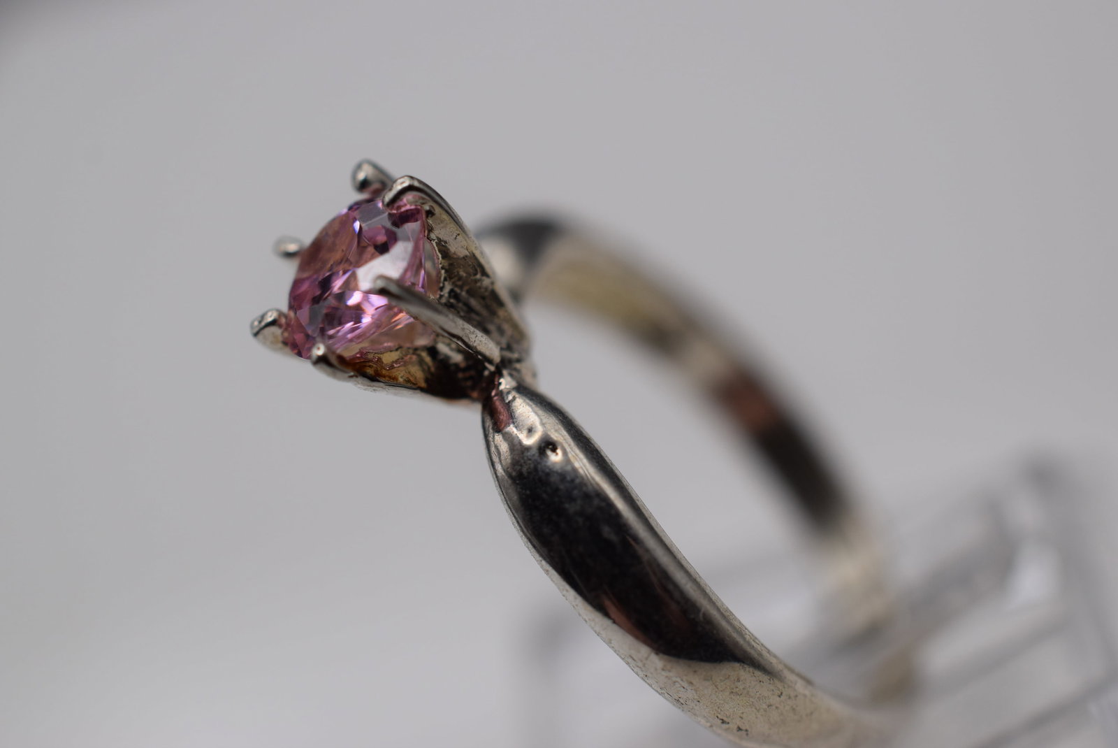 Solitaire Ring size 5.75 Lot Fi 492 - 2