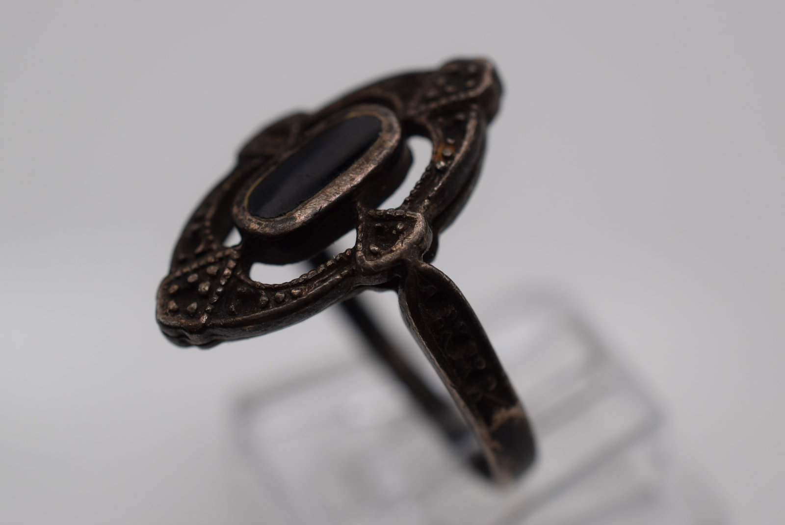 Sterling Ring 925 Size 7 Lot Fi 522: Sterling Ring 925 Size 7 missing marcasites