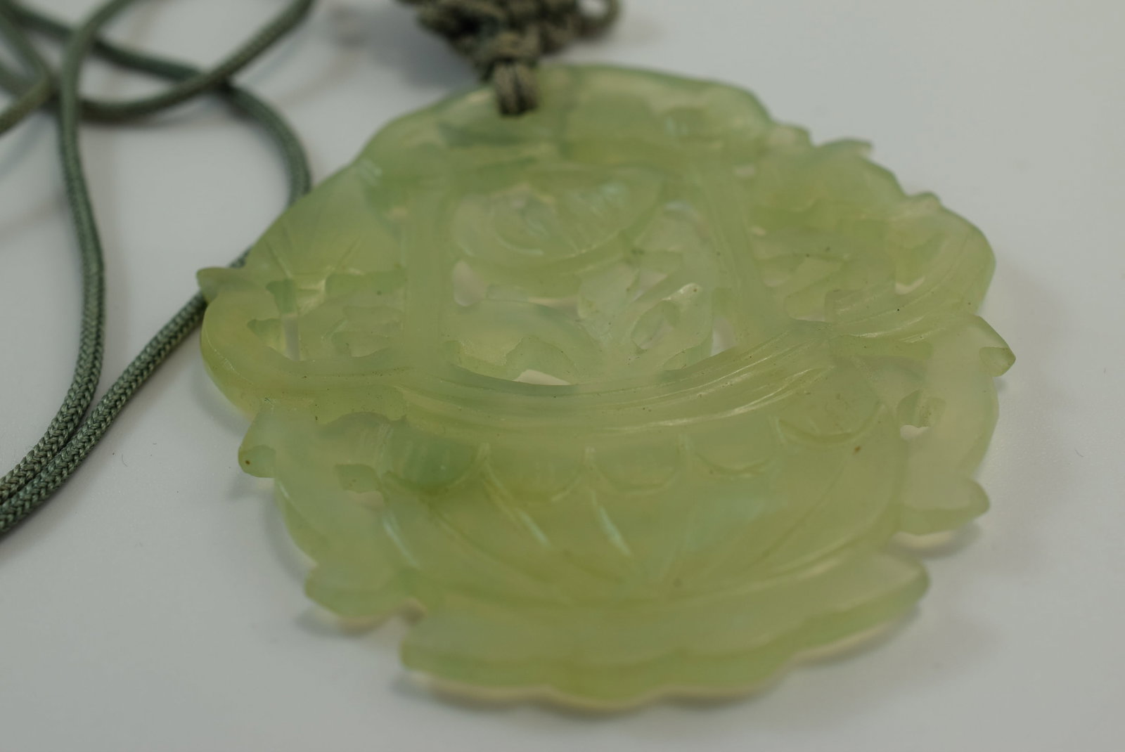 2 3/8" Amulet Glass Necklace Lot IL 539 (1 of 3)