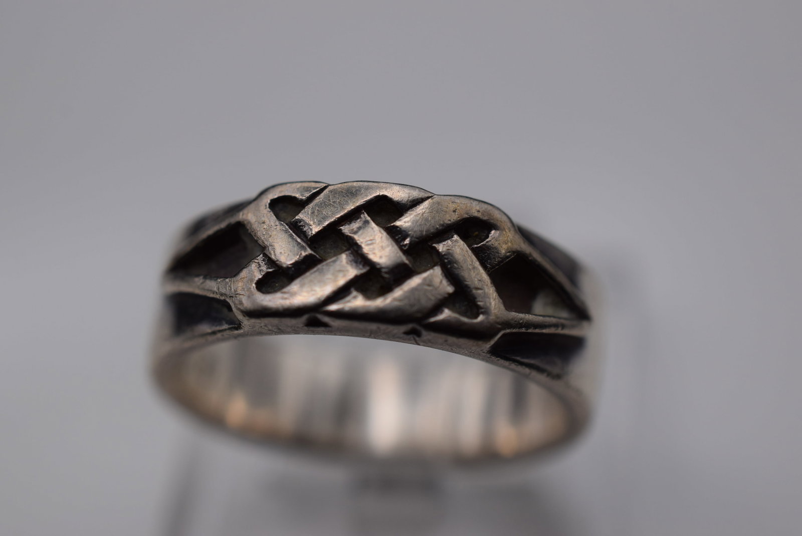 Celtic Knots Band Ring Sterling Silver 925 Ring Size 5.5 Lot Fi 613 (1 of 2)