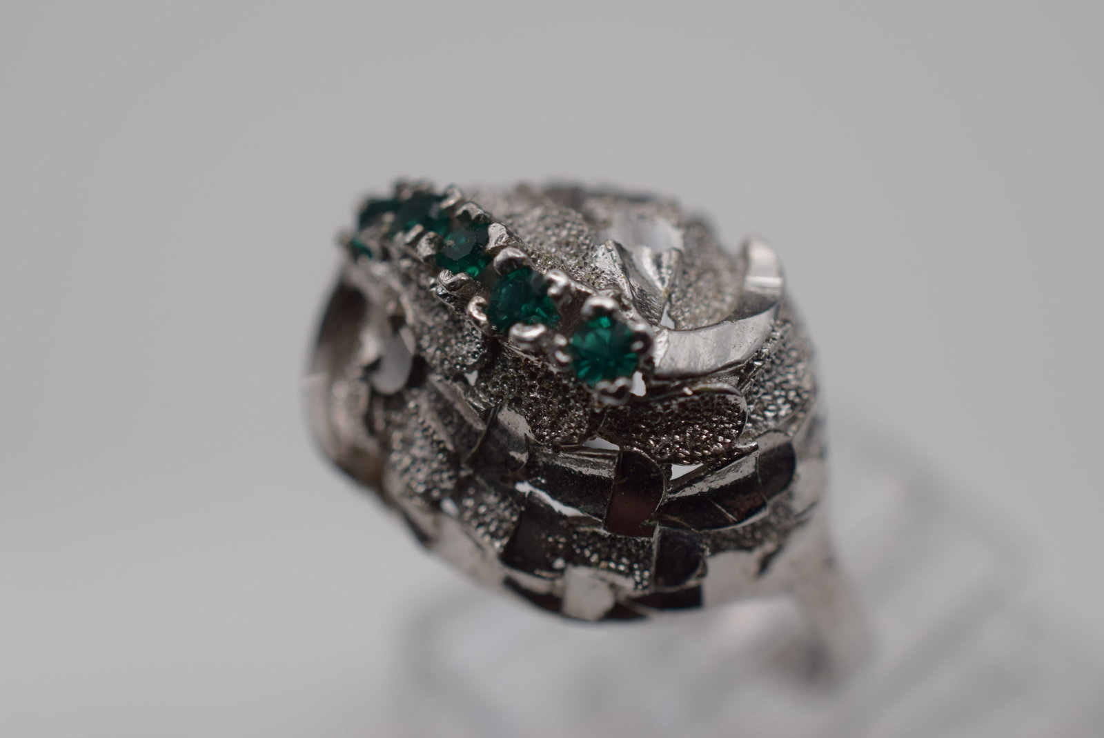 Dome Sterling Silver 925 Ring Size 5 Lot Fi 649 (1 of 3)