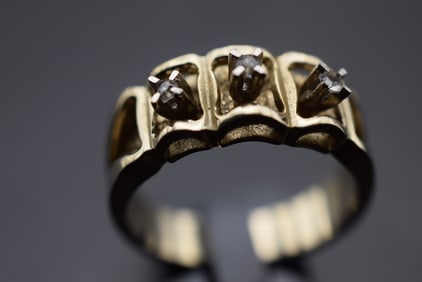 1970's CZ Ring Vintage Size 9.75 Lot 732 (1 of 3)