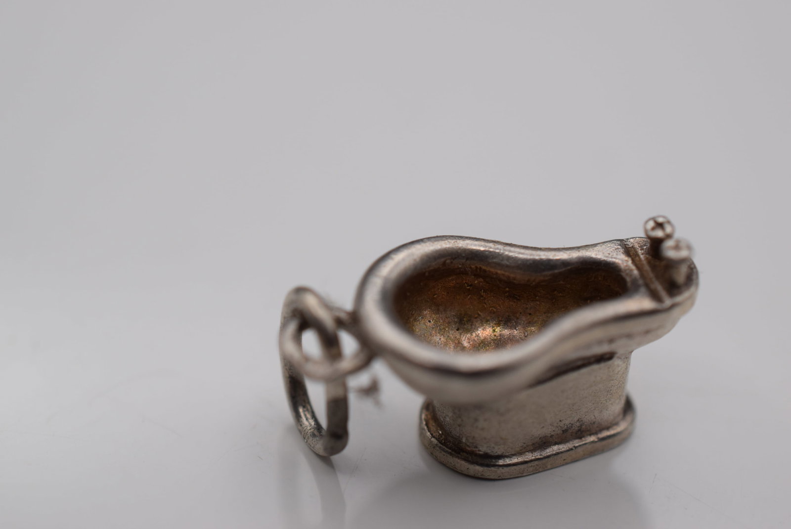 Toilet Sterling Silver 925 Charm Lot Fi 830: Toilet Sterling Silver 925 Charm