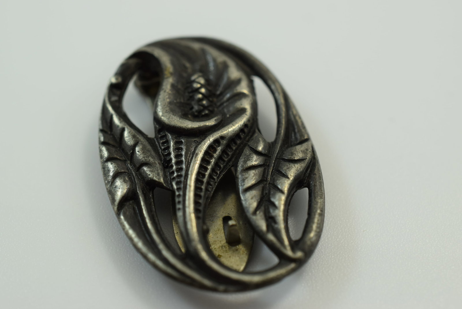 Silver Calalily Vintage 1930's Dress Clip Lot IL 876 (1 of 2)
