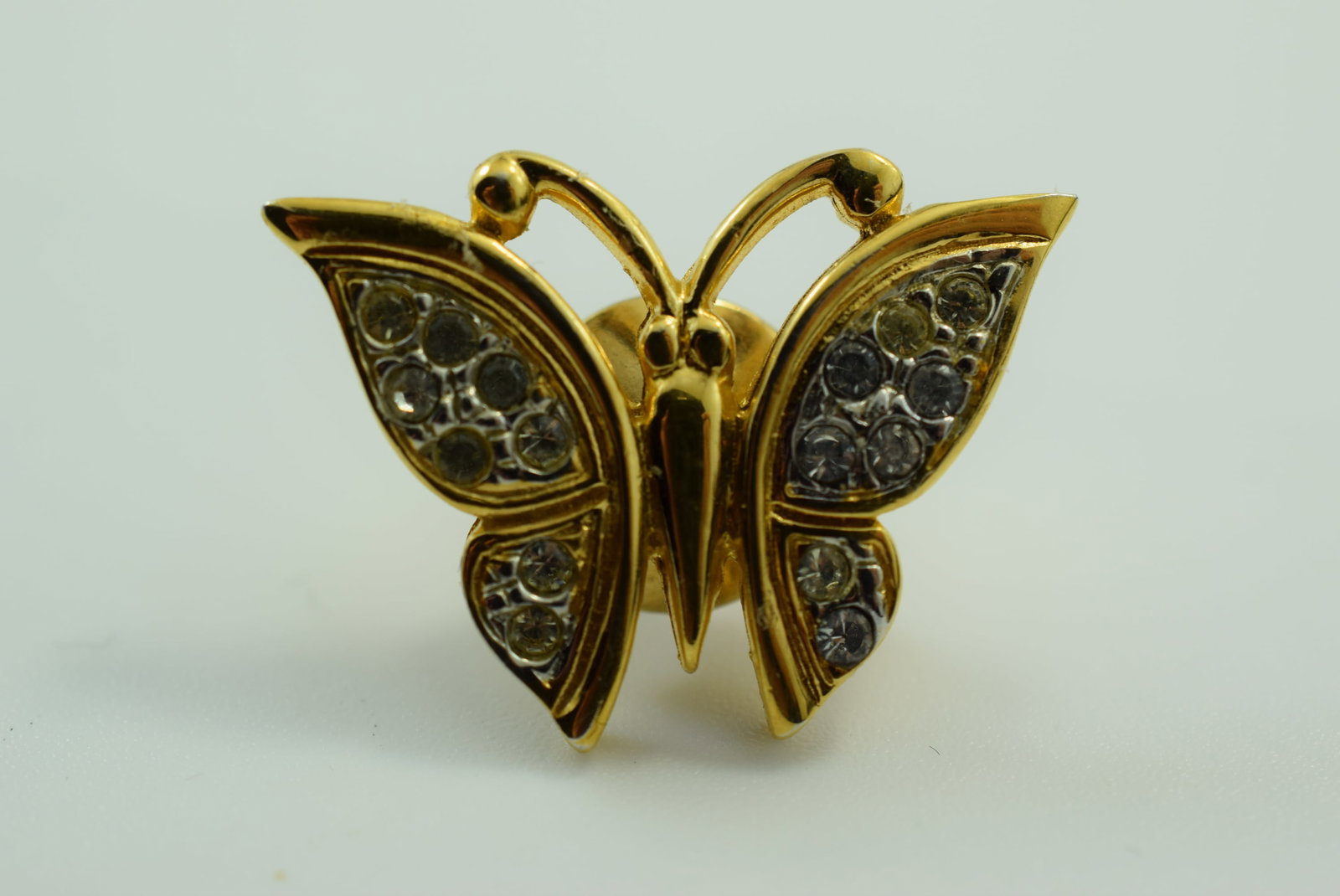 Butterfly Brooch Pin Vintage 1" Lot IL 935 (1 of 2)