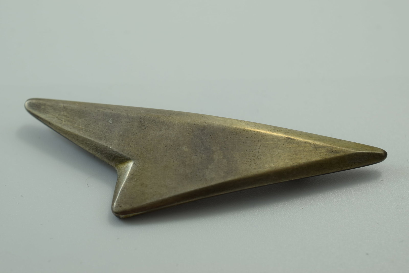 Bent Eriksen Handmade Star Trek Look Brooch Pin Vintage Singed 18.57 Grams 2 3/4" Lot IL 974: Bent Eriksen Handmade Star Trek Look Brooch Pin Vintage Singed 18.57 Grams 2 3/4"