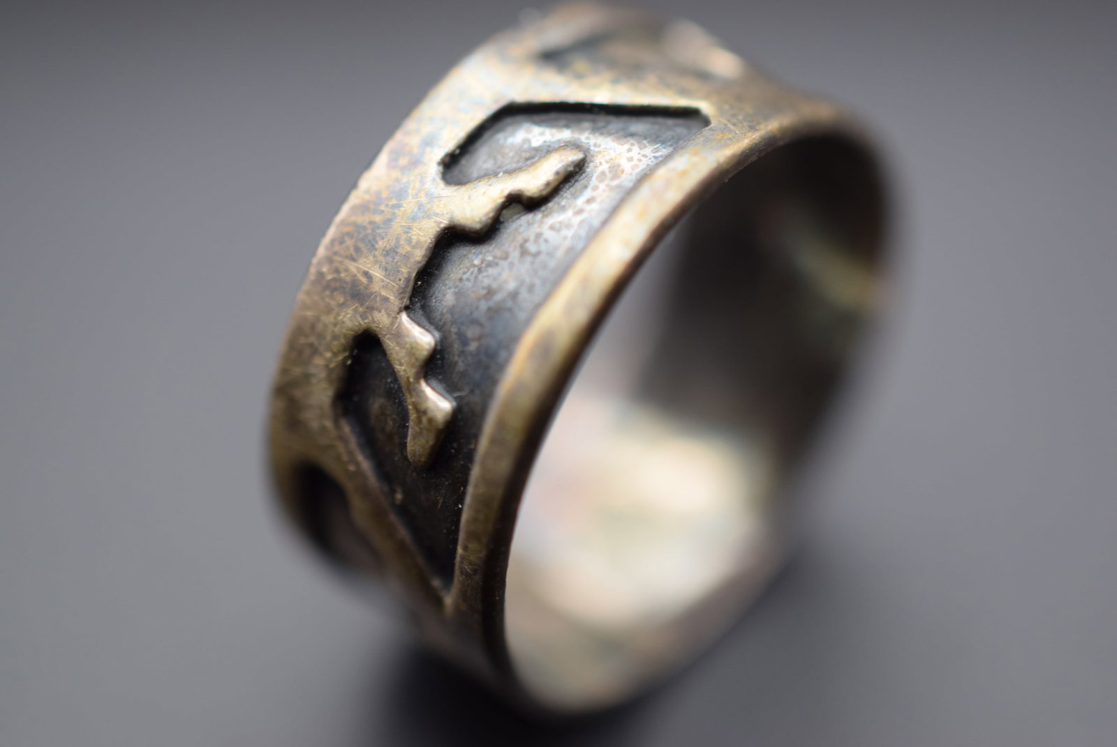 Repousse MX Ring Size 11.5 Lot Fi 975 (1 of 2)