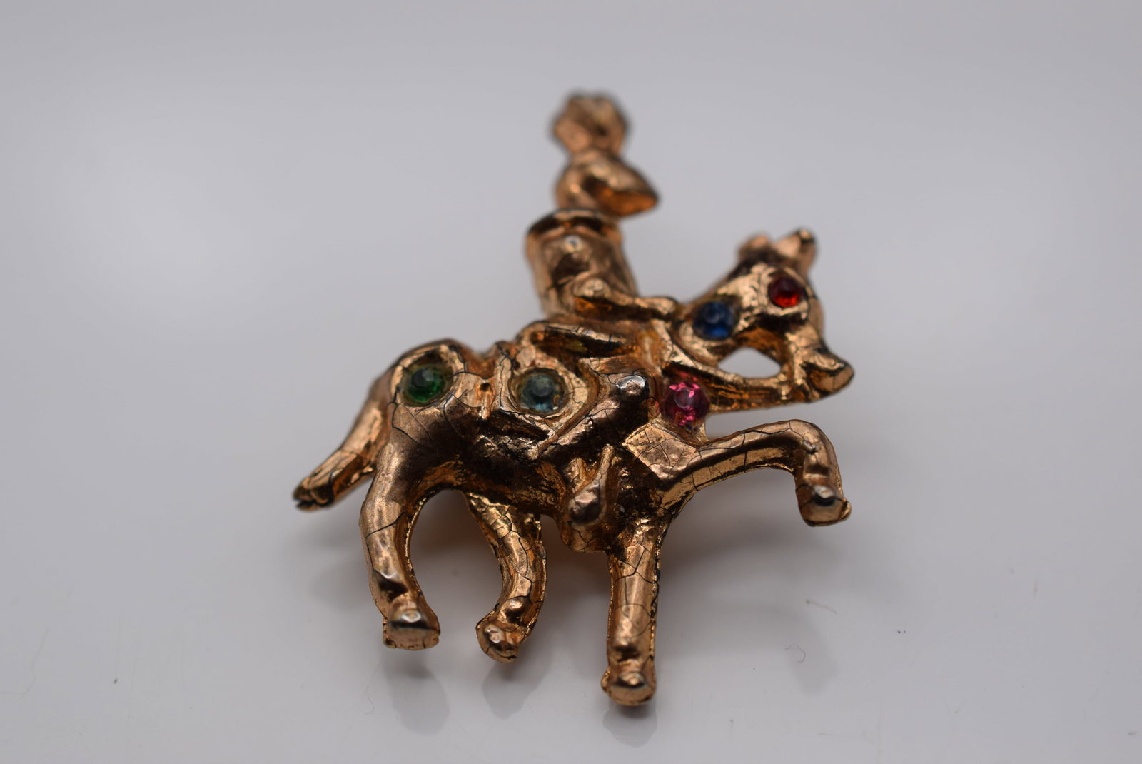 Knight Medieval Scatter Brooch Pin 1940's Lot Fi 1057 (1 of 2)