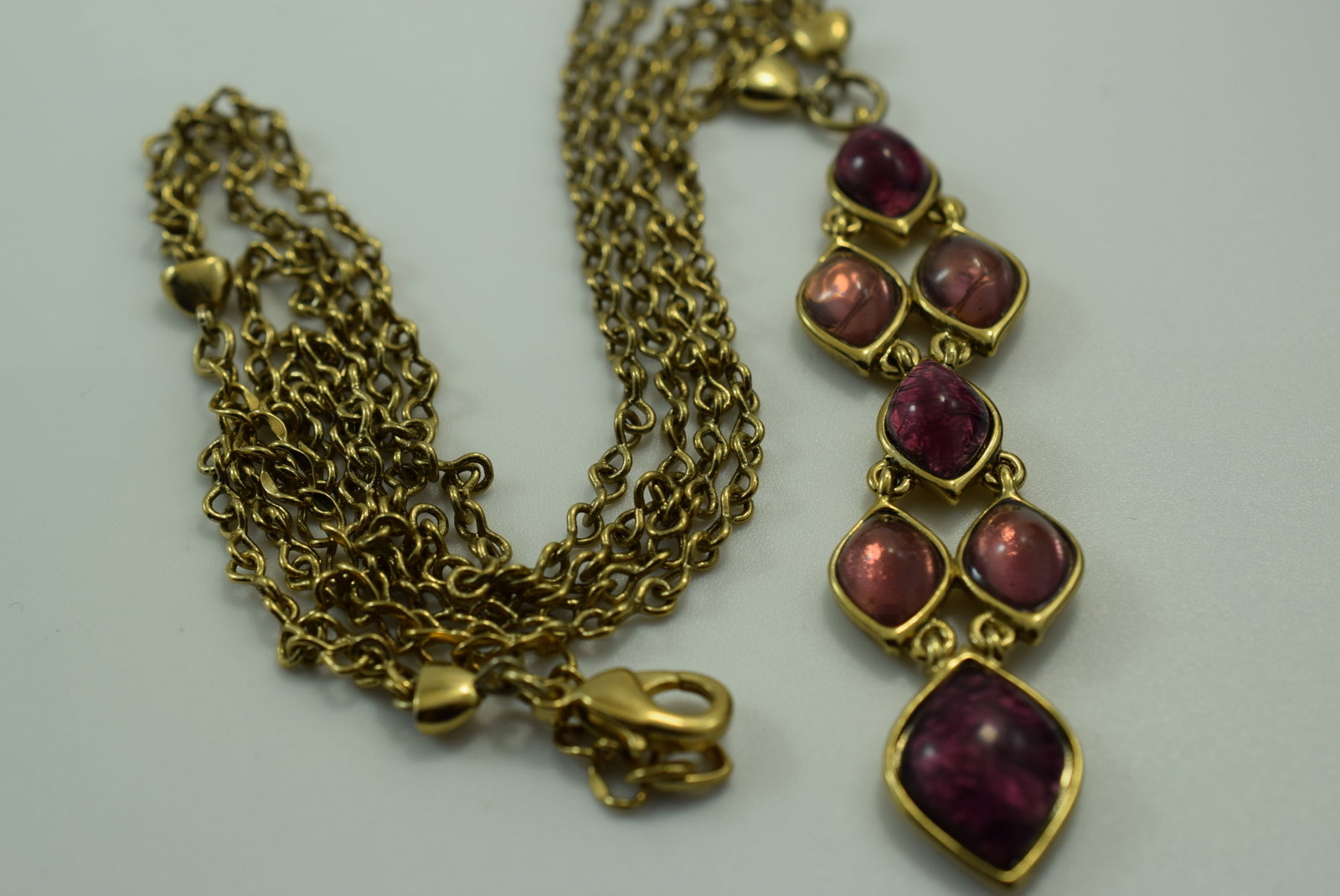 18" Necklace plus Drop Front 2 1/2" Lot IL 1119 (1 of 2)