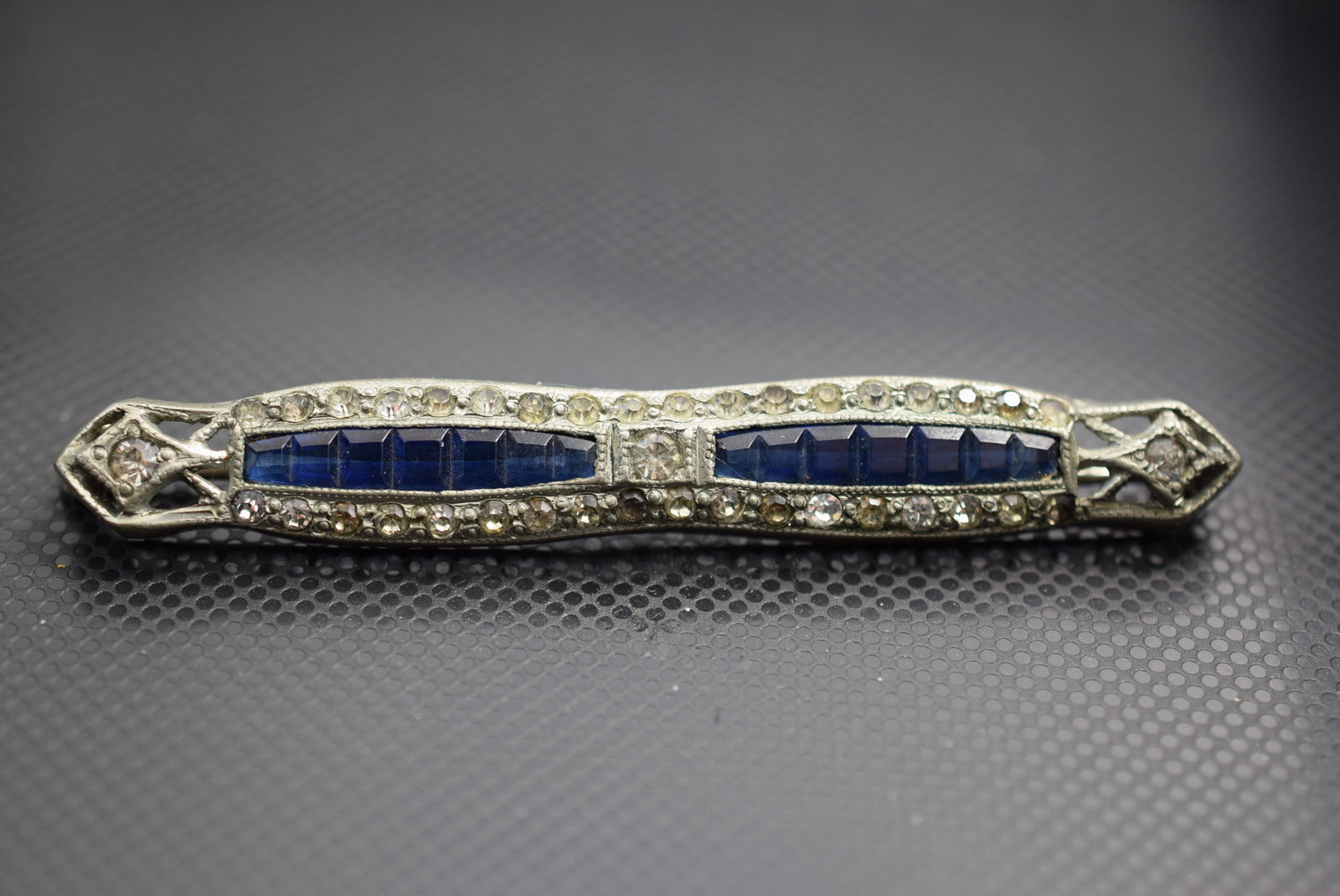 Invisible Set Edwardian Bar Brooch Pin 3" Lot IL 1147 (1 of 3)