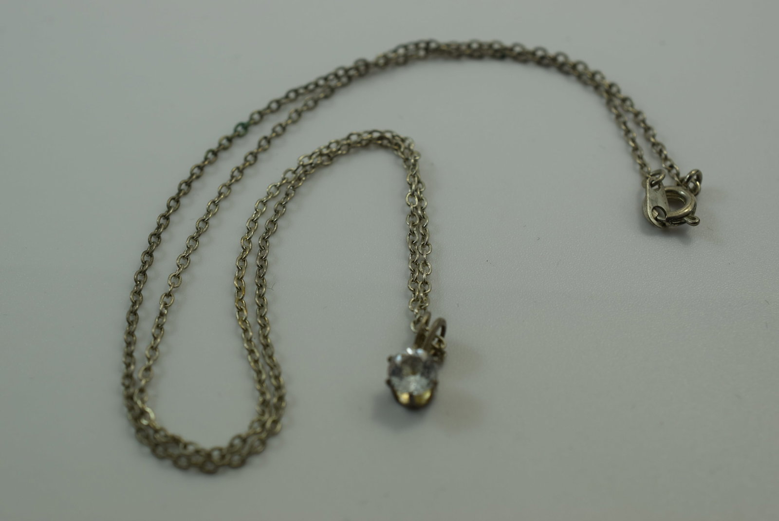 DelicateDrop Rhinestone 18" Necklace Lot IL 1179 (1 of 2)