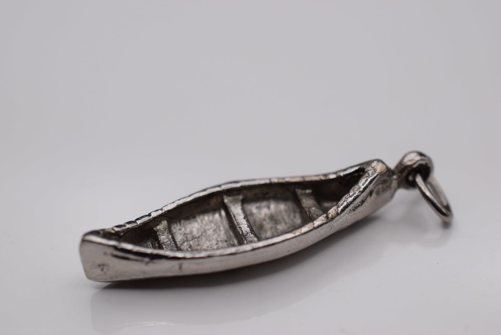 Canoe Charm Sterling Silver 925 Lot Fi 1183 (1 of 2)